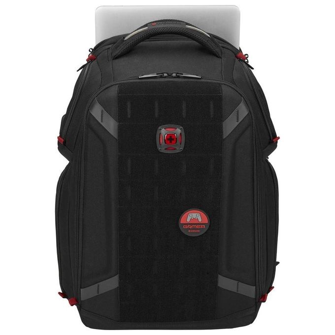 Wenger 611650 PlayerOne Zaino Gaming Porta PC 17.3'' 29 l Protezione Triple Protect Porta USB colore Nero