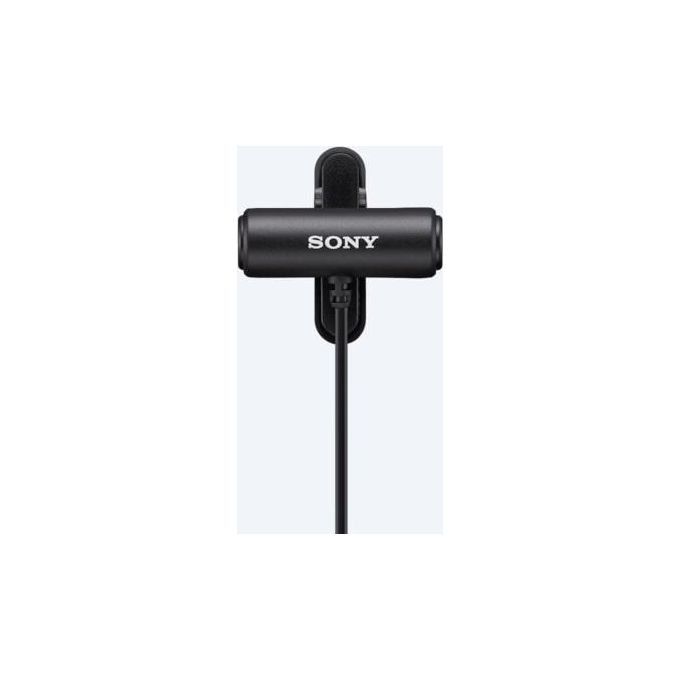 Sony ECM-LV1 Microfono Lavalier Stereo Omnidirezionale Cablato Jack 3.5 mm colore Nero