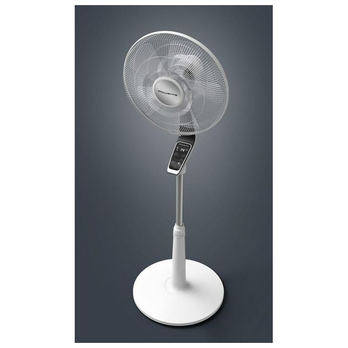 Rowenta VU5690 Turbo Silence Extreme Ventilatore a Piantana 40 cm 14 Velocita' 3990 m³-h 35 dB Telecomando colore Nero
