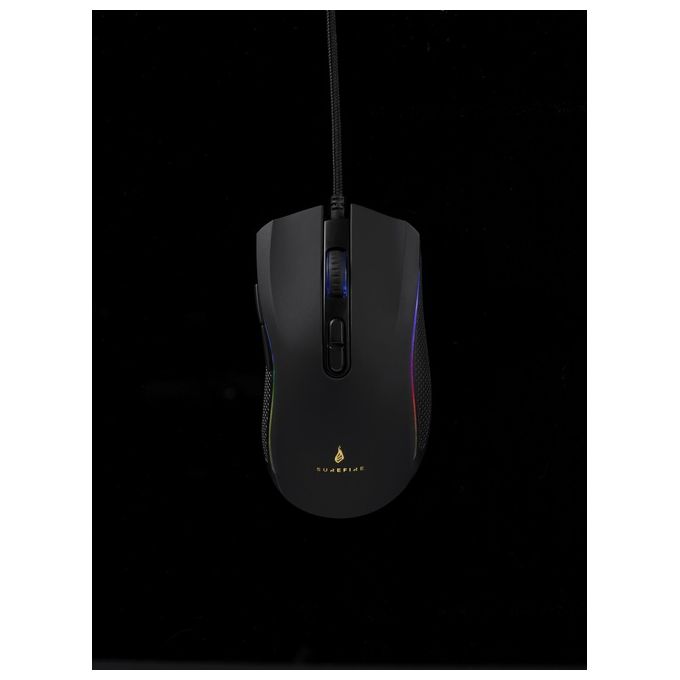 SureFire Hawk Claw Gaming Mouse da Gioco con 7 Pulsanti Luci RGB