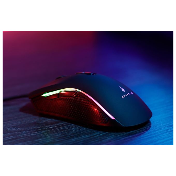 SureFire Hawk Claw Gaming Mouse da Gioco con 7 Pulsanti Luci RGB
