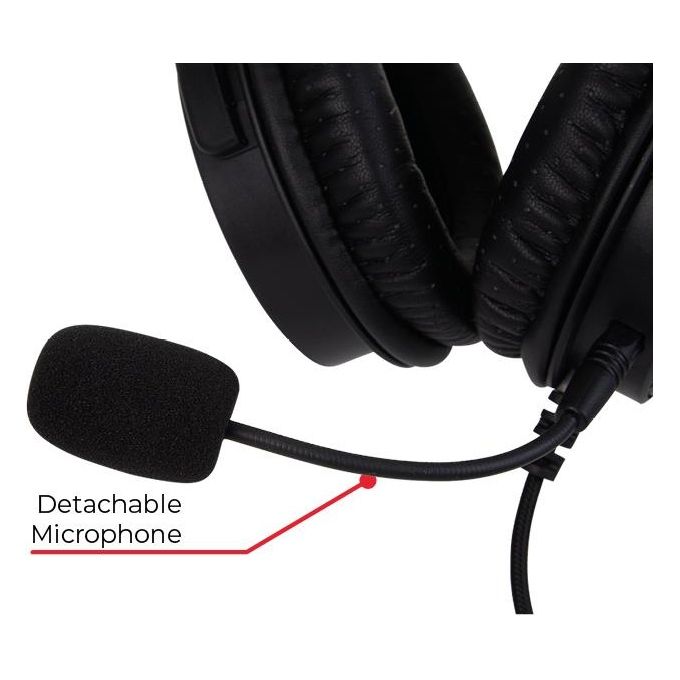 SureFire 48822 Harrier 360 Cuffie Gaming USB Surround 7.1 Virtuale RGB Microfono Staccabile colore Carbonio