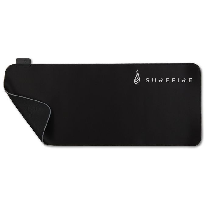 SureFire 48813 Silent Flight RGB-680 Tappetino per Mouse Gaming LED RGB 14 modalita' 680x280 mm colore Nero