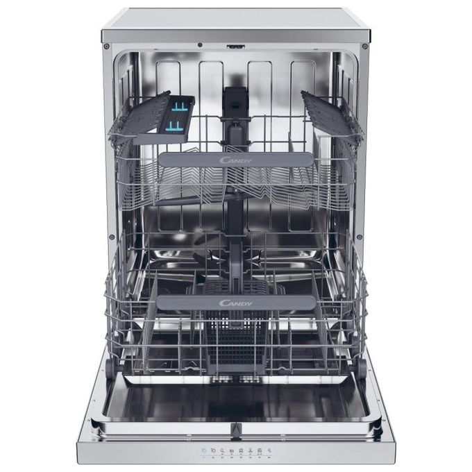 Candy CF 4C6F0X Rapido Lavastoviglie Libera Installazione 14 coperti Classe C Wi-Fi Motore Inverter 46 dB (85x60x60 cm) colore Inox