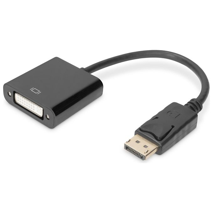 Digitus Cavo Adattatore Displayport Connettori Dp Maschio - Dvi-i(24+5) Femmina Cm. 15