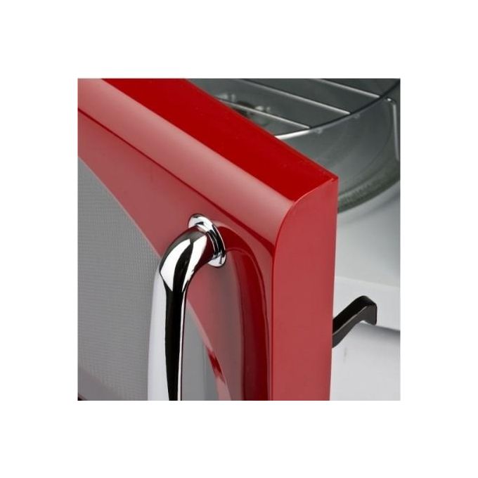 Girmi FM2102 Design Vintage Forno a Microonde Combinato Capacita' 20 Litri Potenza 700 W Funzione Timer Defrost Rosso