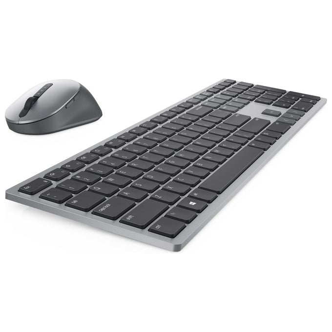 Dell KM7321W Premier Multi-Device Kit Tastiera e Mouse Wireless Bluetooth 5.0 Layout Italiano QWERTY colore Titanio