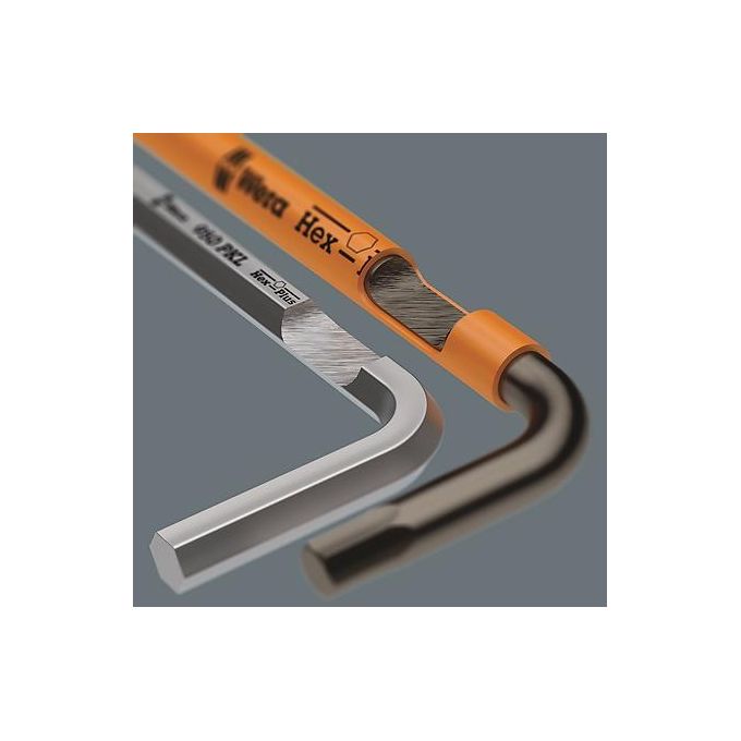 Wera 950-9 Hex-Plus Multicolour Assortimento di 3 Chiavi a L