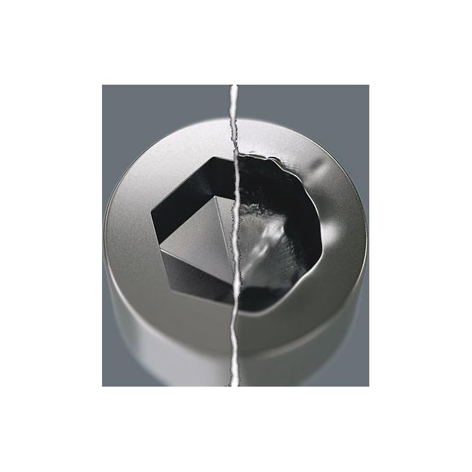 Wera 3950-9 Hex-Plus Multicolour Imperial Stainless Assortimento di Chiavi a L in Pollici Acciaio Inox 9 Pezzi