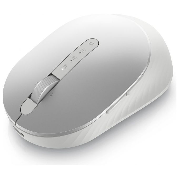 Dell MS7421W Premier Mouse Senza Fili Ricaricabile Bluetooth 5.0 RF 2.4 GHz 1600 DPI 7 tasti colore Platino Argento