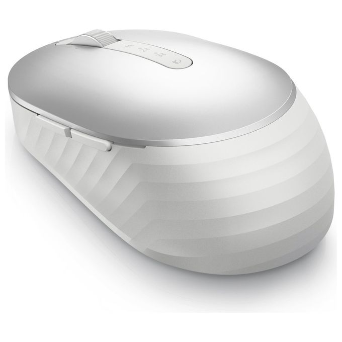 Dell MS7421W Premier Mouse Senza Fili Ricaricabile Bluetooth 5.0 RF 2.4 GHz 1600 DPI 7 tasti colore Platino Argento