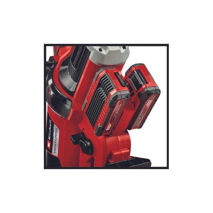 Einhell VENTURRO 36-240 Soffiatore Aspirafoglie a Batteria Brushless 240 km-h 740 m³-h Sacco 45 L colore Nero Arancione