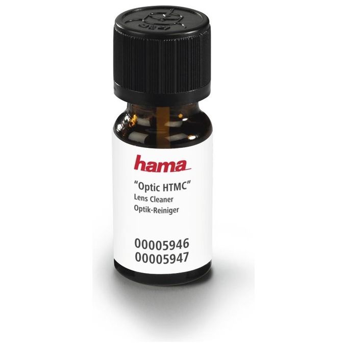 Hama OPTIC HTMC DUST EX Kit Pulizia Fotocamera 4 in 1 con Soffiatore Detergente 12 ml Carta per Lenti e Custodia colore Nero Rosso