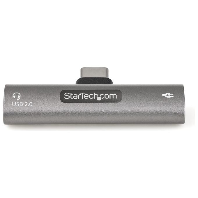 StarTech CDP2CAPDM Adattatore USB-C Audio e Ricarica 2 in 1 Power Delivery 60W USB 2.0 colore Argento