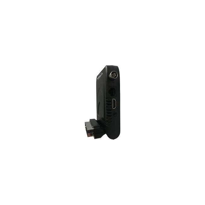 Digiquest RICD1219 Decoder Digitale Terrestre Full HD con SCART HD Snodabile 180° Wi-Fi LAN USB PVR CEC Alexa 10 bit colore Nero