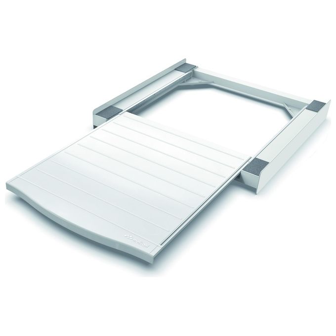 Meliconi 656113 Torre Smart L60 Kit di Sovrapposizione Lavatrice Asciugatrice Universale Ripiano Estraibile 41 cm Portata 5 Kg colore Bianco