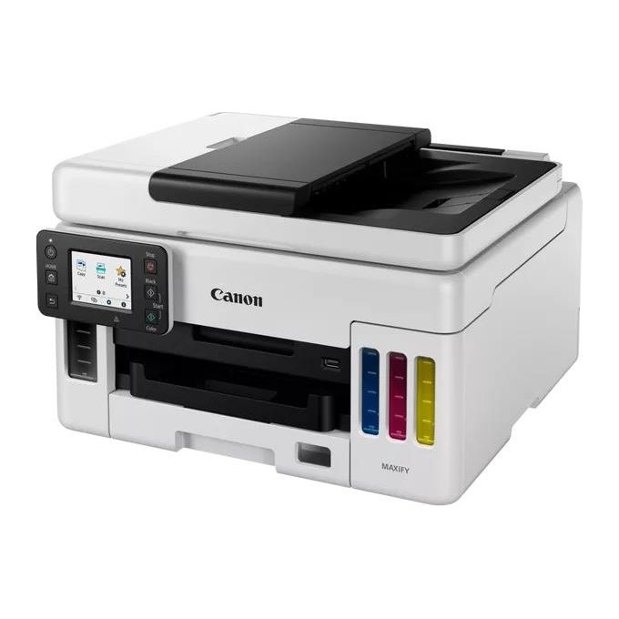 Canon GX6050 MAXIFY Stampante Multifunzione Inkjet A4 Wi-Fi MegaTank 24 ppm 600x1200 dpi ADF Fronte Retro