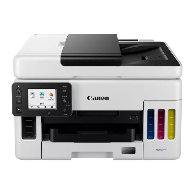 Canon GX6050 MAXIFY Stampante Multifunzione Inkjet A4 Wi-Fi MegaTank 24 ppm 600x1200 dpi ADF Fronte Retro