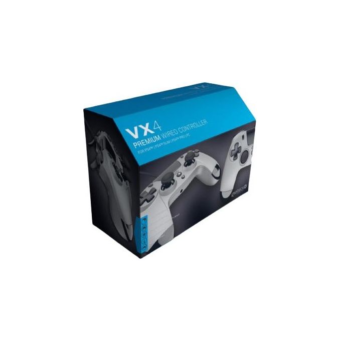Gioteck VX4 Controller Wireless Bluetooth per Ps4 e Pc Titanio