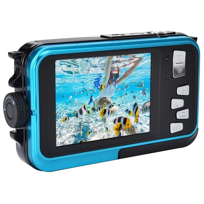 AgfaPhoto WP8000 Fotocamera compatta 24 MP CMOS Doppio Display LCD 16X Zoom Digitale colore Blu