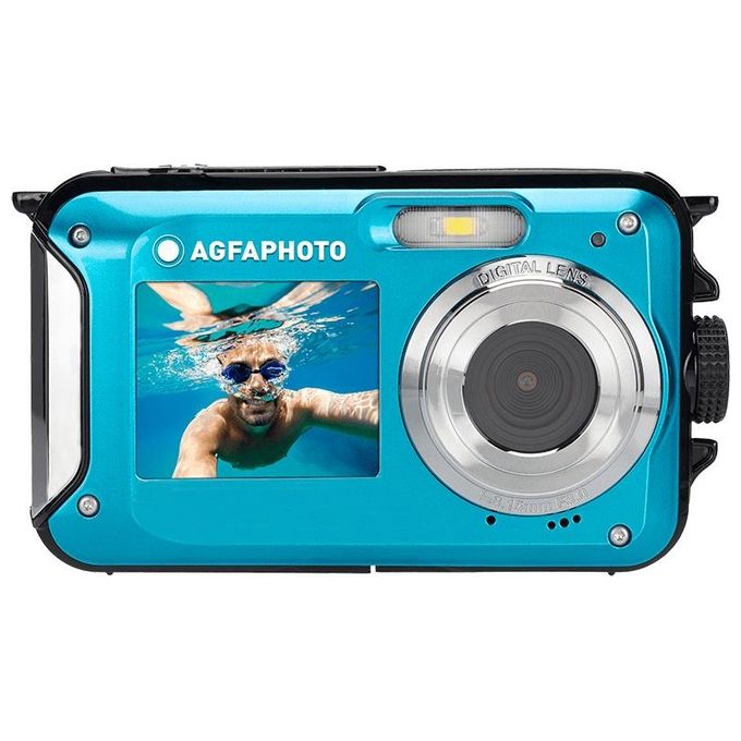 AgfaPhoto WP8000 Fotocamera compatta 24 MP CMOS Doppio Display LCD 16X Zoom Digitale colore Blu