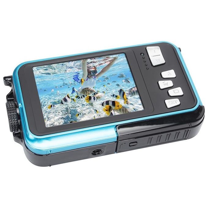 AgfaPhoto WP8000 Fotocamera compatta 24 MP CMOS Doppio Display LCD 16X Zoom Digitale colore Blu