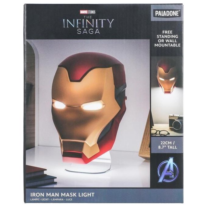 Paladone Lampada Marvel Avengers Iron Man Mask