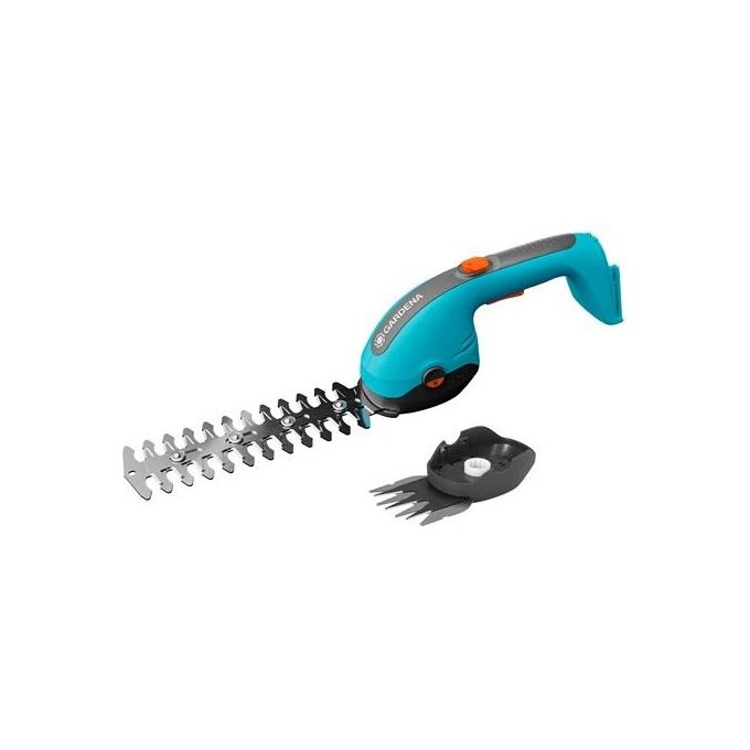 Gardena 14750-55 PowerCut Cesoie per Erba e Siepi a Batteria 18V lame 20 cm e 8 cm colore Verde Grigio