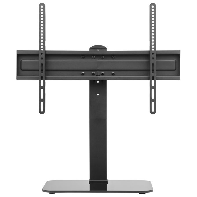 One For All 8716184076527 WM2670 Supporto TV da Tavolo Regolabile in Altezza 5 Posizioni Rotazione 70° VESA 100x100 a 600x400 Peso Massimo 40 Kg colore Nero