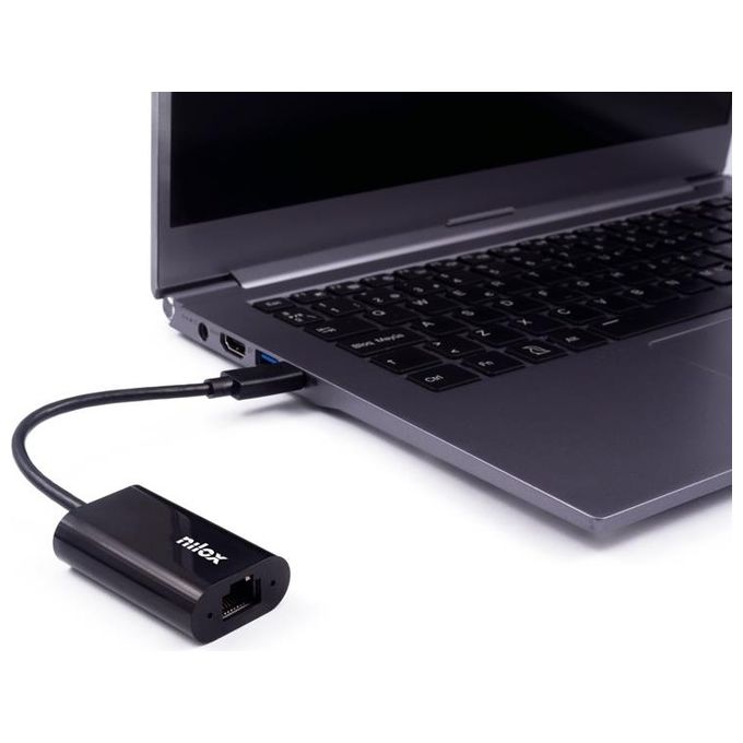 Nilox NXADAP06 Adattatore Usb-C a Rj45 M H