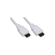 Link cavo hdmi 4kx2k per pc, notebook, hdtv, ecc contatti dorati mt 3 colore Bianco