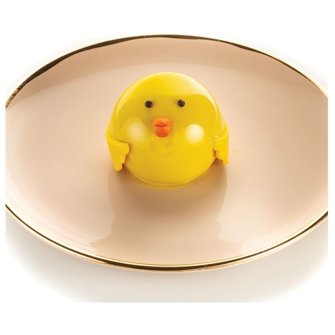 Silikomart 26.192.13.0065 Dolce Tartufo Stampo in Silicone 8 Cavita' 3D 960 ml Ø62 mm h52 mm colore Beige