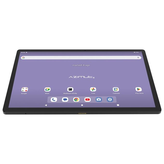 Mediacom M-SP1AZ46 SmartPad Azimut 4 Tablet 10.5'' 4G LTE 6 GB RAM 128 GB Android 13 colore Grigio