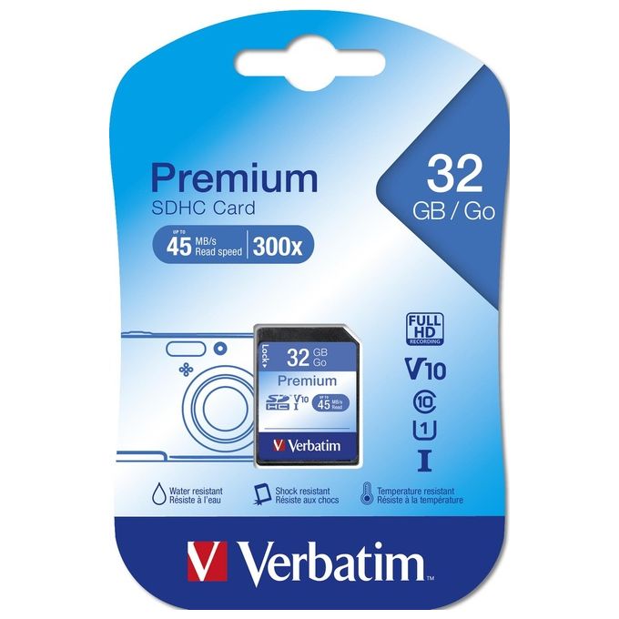 Verbatim Secure Digital 32gb classe 10
