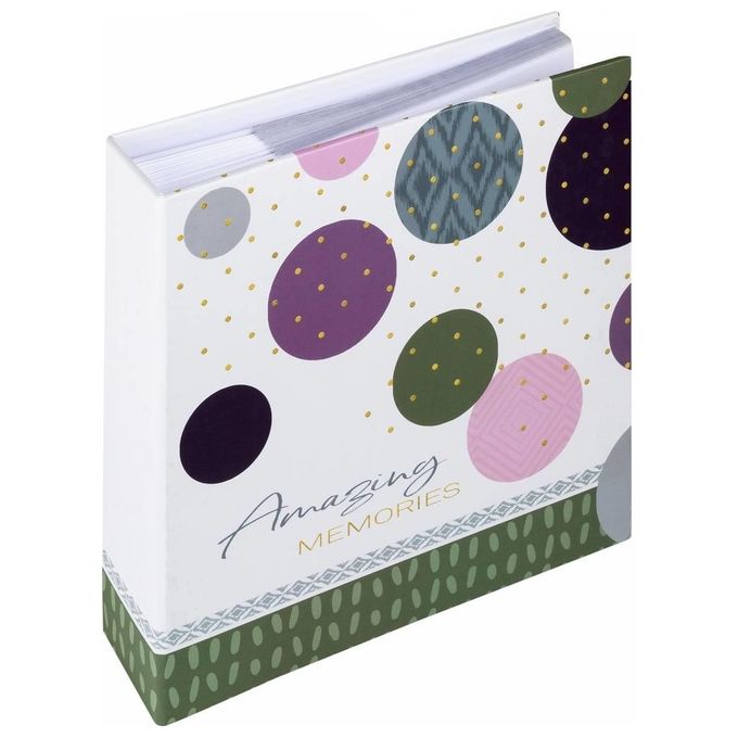 Walther ME486A Album Fotografico Amazing Memories Verde 10x15cm 200 Foto Memo