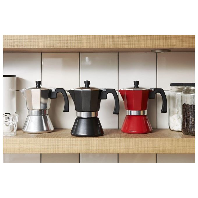 Leopold Vienna Caffettiera 6 Tazze Alluminio per Induzione