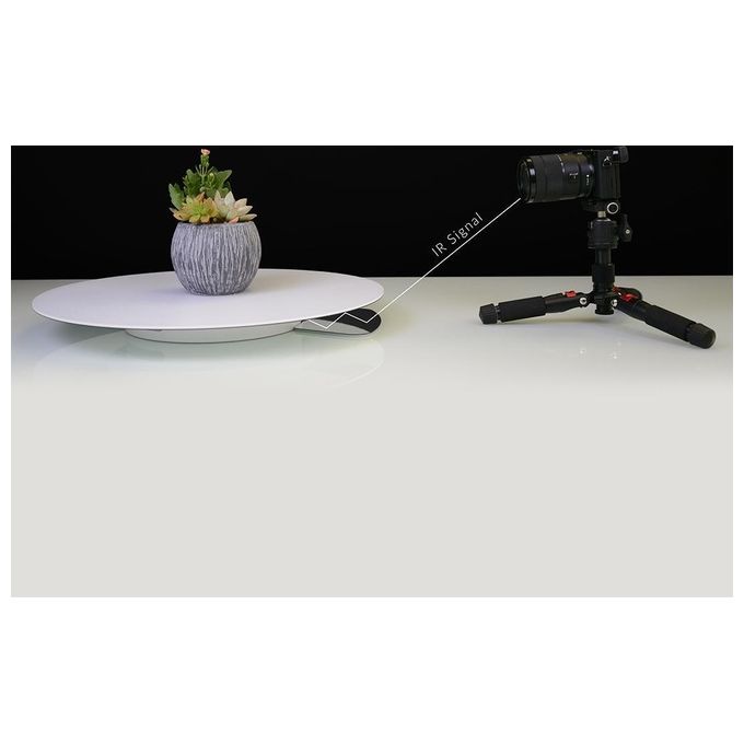 Orangemonkie M1200R Kit di Estensione per Foldio360 Piastra di Prolunga 49 cm Plastica Bianca colore Bianco