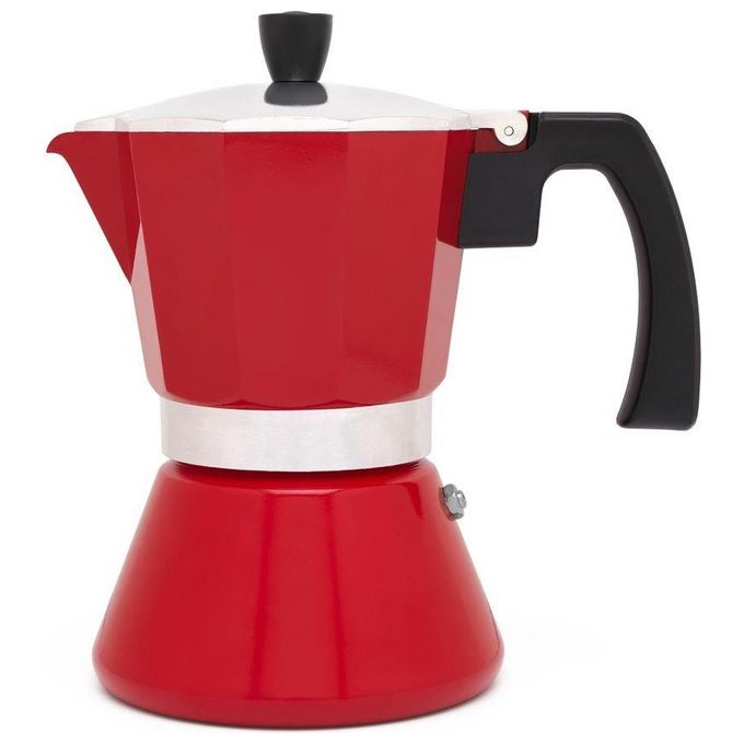 Leopold Vienna Caffettiera 6 Tazze Rosso per Induzione
