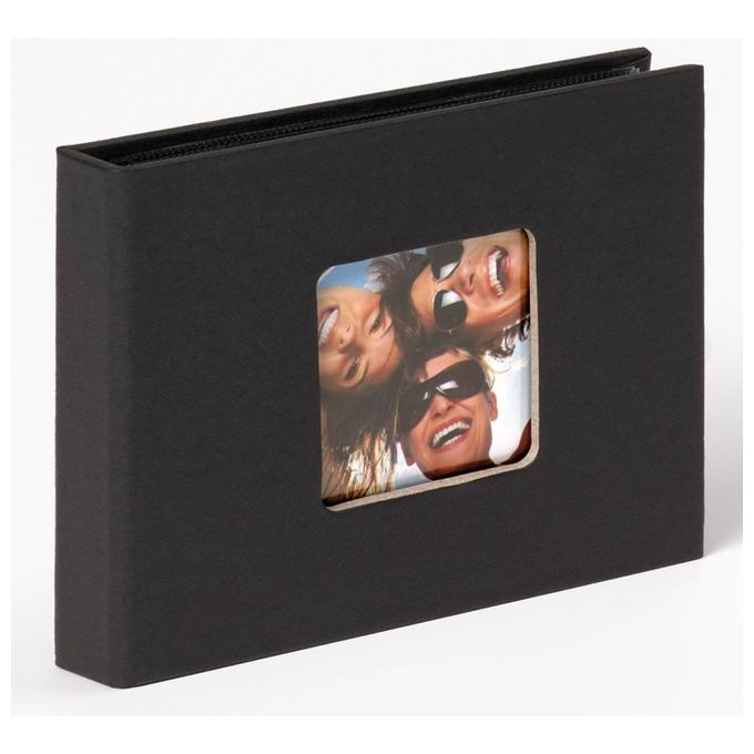 Walther MA353B Album Fotografico Fun Nero 10x15cm Mini Album per 36 Foto