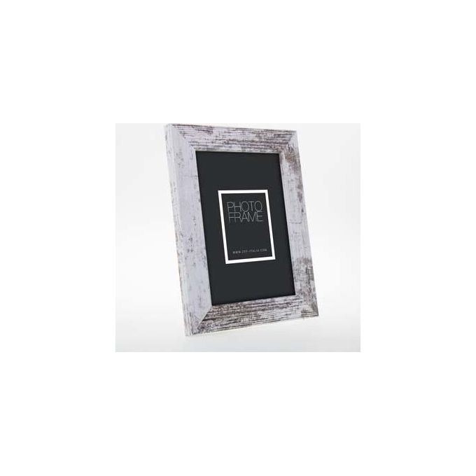 Zep Nelson 6 Cornice Portafoto 20x30cm in Legno Bianco Vintage