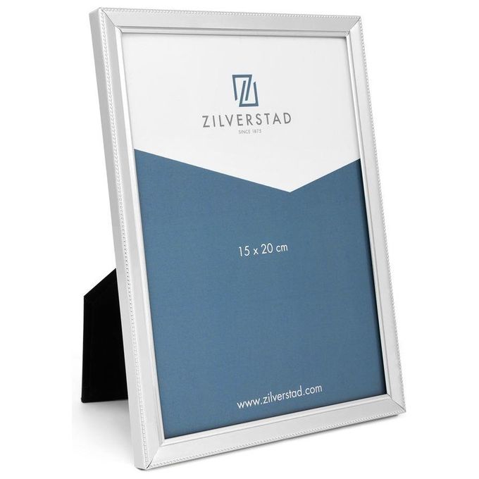 Zilverstad Perlrand Silber Cornice Portafoto 15x20cm in Metallo