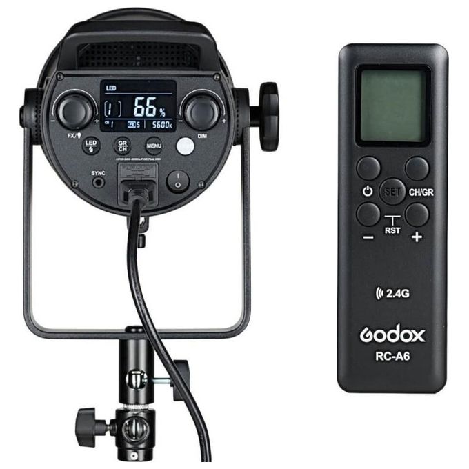Godox FV200 Serie FV Monotorcia LED 200W HSS 1-8000s CRI 96+ TLCI 95+ colore Nero