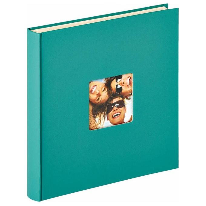 Walther SK-110-K Fun Album Fotografico Autoadesivo 50 Pagine Bianche 33x33,5 cm colore Verde Petrolio