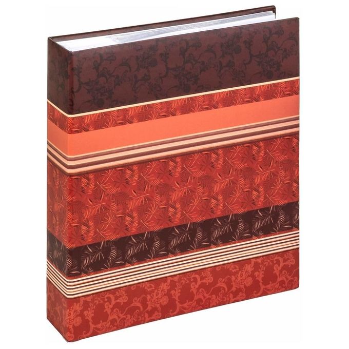 Walther Pheline Memo Album Slip-In Memo con Lati Bianchi Copertina Laminata per 200 Foto in Formato 13x18cm Rosso