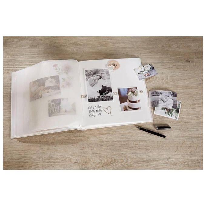 Walther Album Fotografico Everlasting 28x30.5cm 50 Pagine Bianche