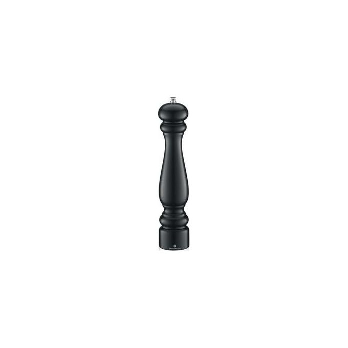 Zassenhaus 20526 Potsdam Macinapepe in Legno di Faggio con Meccanismo in Ceramica Made in Germany Altezza 30 cm colore Nero opaco
