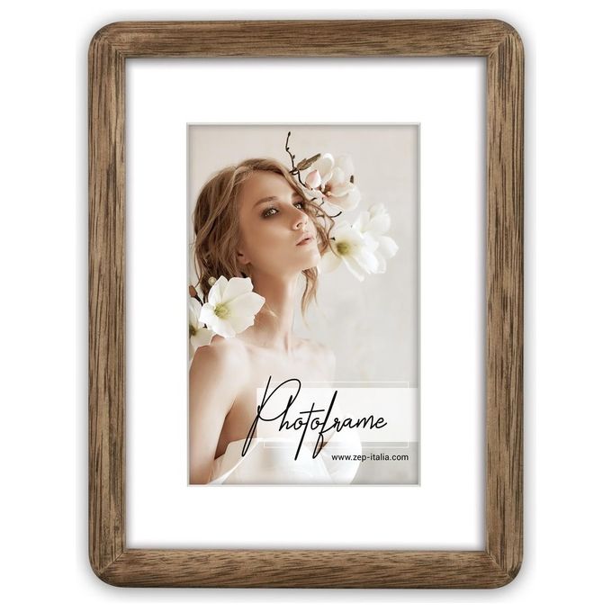 Zep Cornice in Legno Gressan 15x20cm-20x30cm con Passepartout