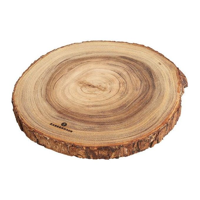 Zassenhaus Tagliere da Portata Acacia Rotondo 32x2.5cm