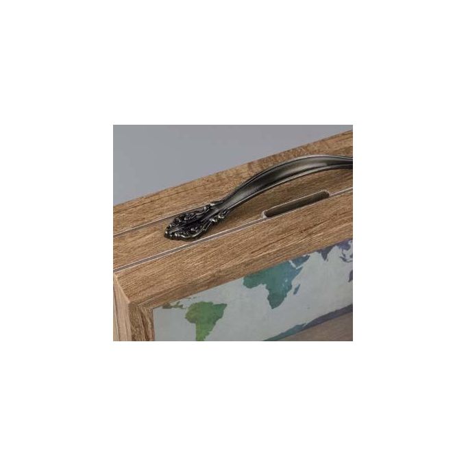 ZEP Jacob Salvadanaio in Legno-Vetro 6.5x21cm