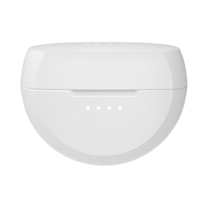 Belkin AUC012BTWH SoundForm Rhythm Auricolari True Wireless Bluetooth 5.3 Multipoint 8 ore autonomia + custodia ricarica USB-C colore Bianco